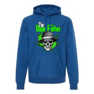 The Dope Father Worlds Dopest Dad Papa Weed Smoke Cannabis Premium Hoodie