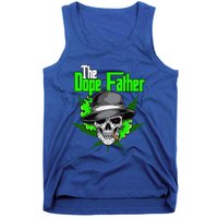 The Dope Father Worlds Dopest Dad Papa Weed Smoke Cannabis Tank Top