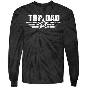 Top Dad Father Day Birthday Gifts Tie-Dye Long Sleeve Shirt