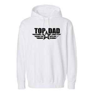 Top Dad Father Day Birthday Gifts Garment-Dyed Fleece Hoodie