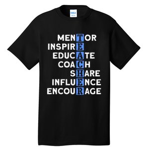 Teacher Definition For Teacher Tall T-Shirt