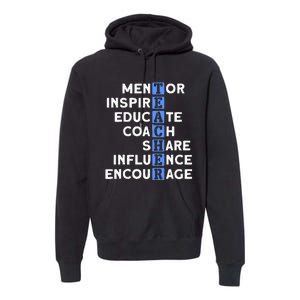 Teacher Definition For Teacher Premium Hoodie