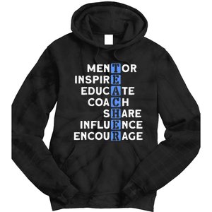 Teacher Definition For Teacher Tie Dye Hoodie