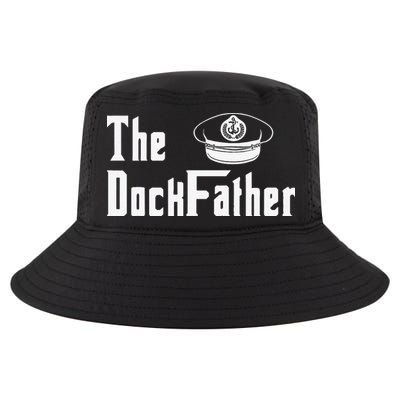 The Dock Father Captain Of The Boat Dad Funny Fathers Day Cool Comfort Performance Bucket Hat