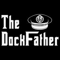 The Dock Father Captain Of The Boat Dad Funny Fathers Day Sustainable Bucket Hat
