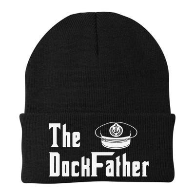 The Dock Father Captain Of The Boat Dad Funny Fathers Day Beanie