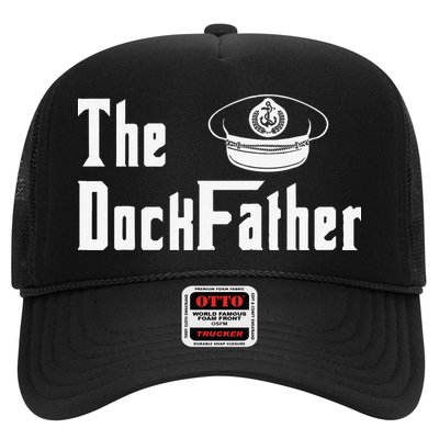 The Dock Father Captain Of The Boat Dad Funny Fathers Day Trucker Hat