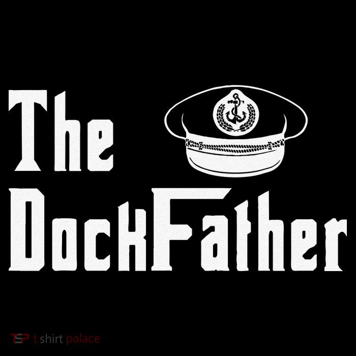 The Dock Father Captain Of The Boat Dad Funny Fathers Day Tank Top