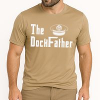 The Dock Father Captain Of The Boat Dad Funny Fathers Day Performance Shirt