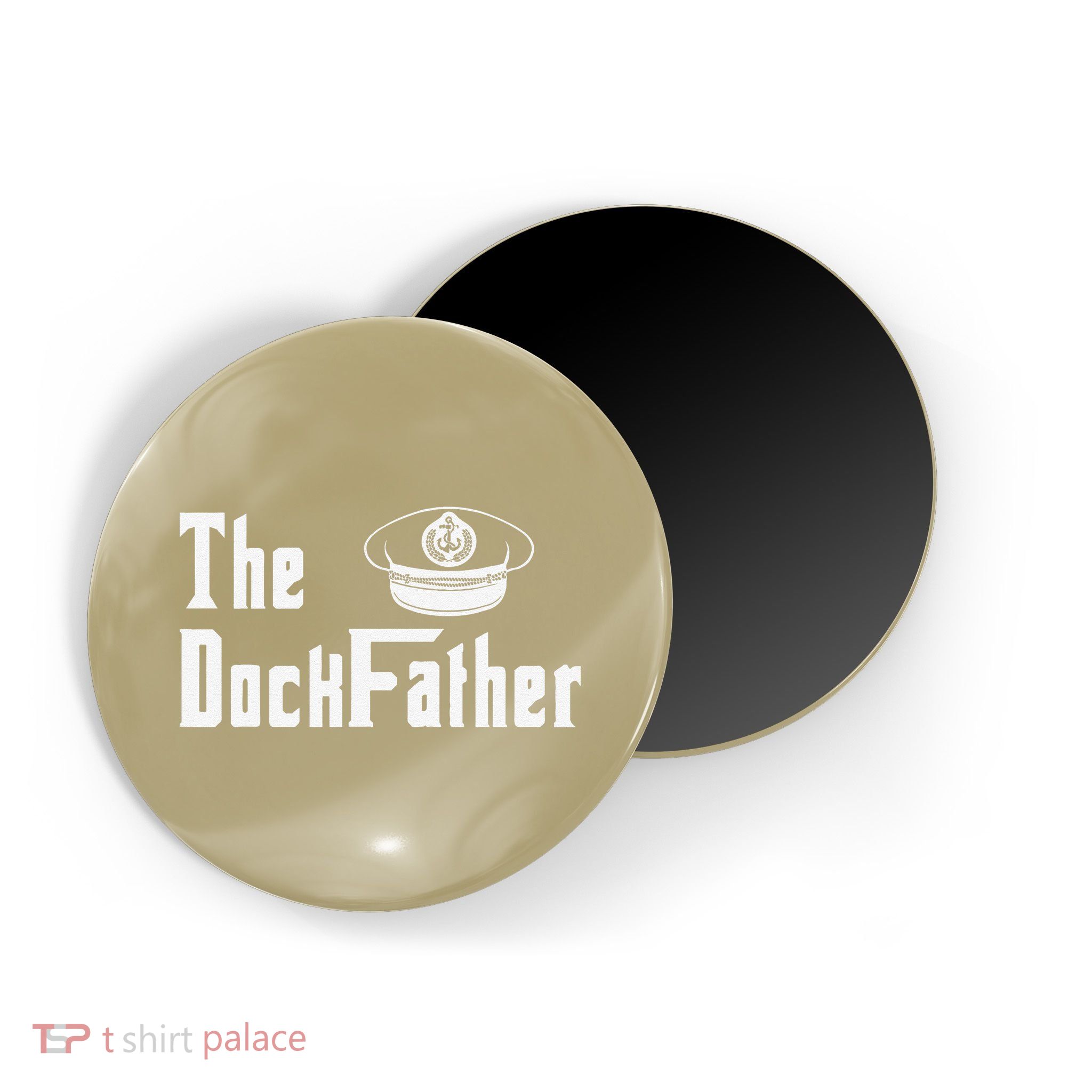 The Dock Father Captain Of The Boat Dad Funny Fathers Day Magnet