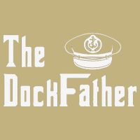 The Dock Father Captain Of The Boat Dad Funny Fathers Day Magnet