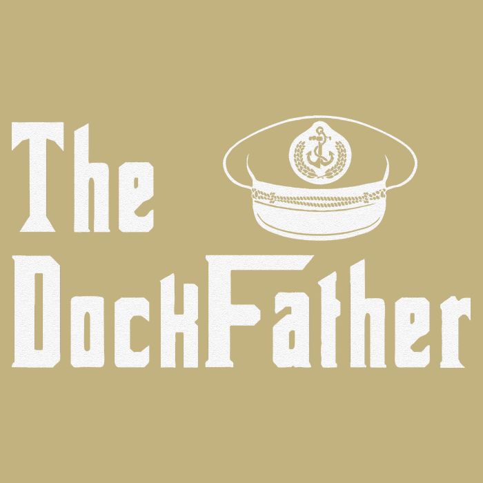 The Dock Father Captain Of The Boat Dad Funny Fathers Day Magnet