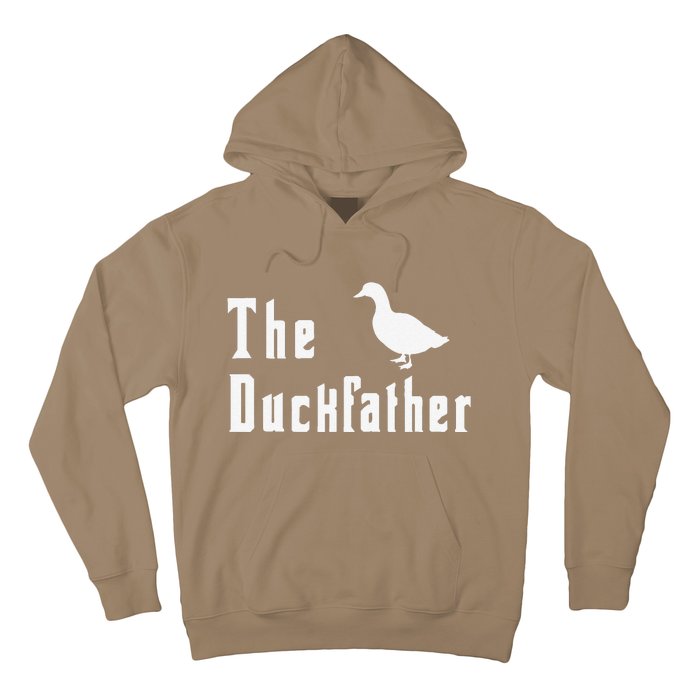 The Duckfather Funny Duck Father Dad Humor Fathers Day Hoodie