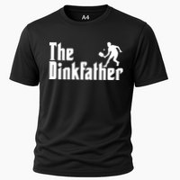 The Dinkfather Funny Pickleball Cooling Performance Crew T-Shirt