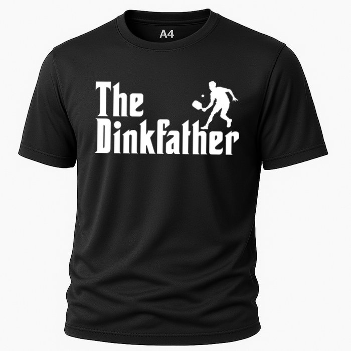 The Dinkfather Funny Pickleball Cooling Performance Crew T-Shirt