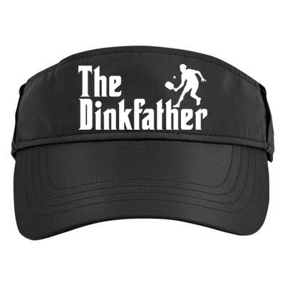 The Dinkfather Funny Pickleball Adult Drive Performance Visor