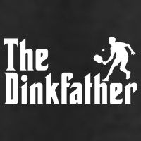 The Dinkfather Funny Pickleball Adult Drive Performance Visor