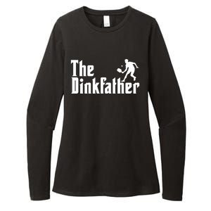 The Dinkfather Funny Pickleball Womens CVC Long Sleeve Shirt