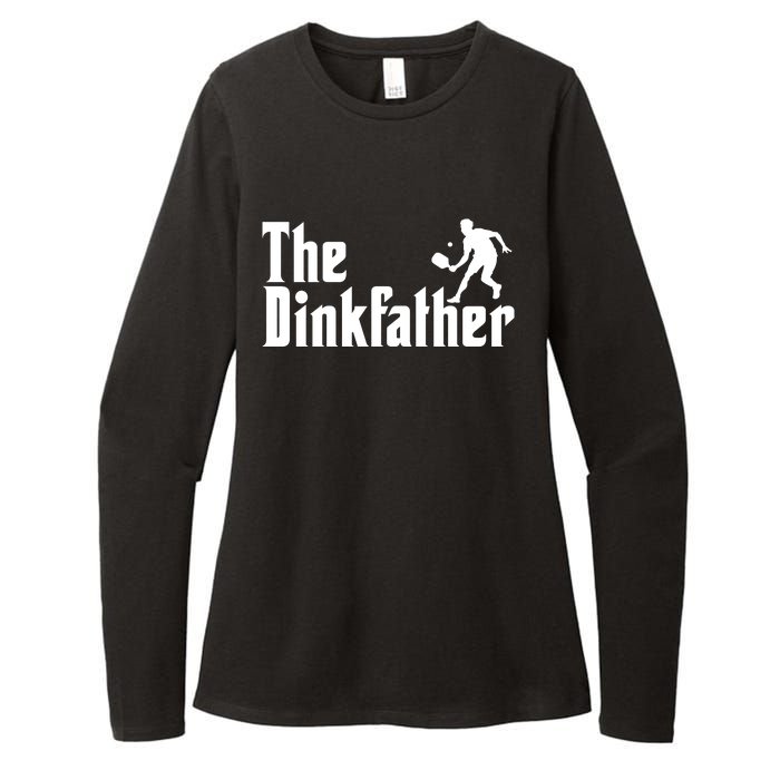 The Dinkfather Funny Pickleball Womens CVC Long Sleeve Shirt