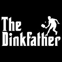 The Dinkfather Funny Pickleball 16 in Basic Backpack