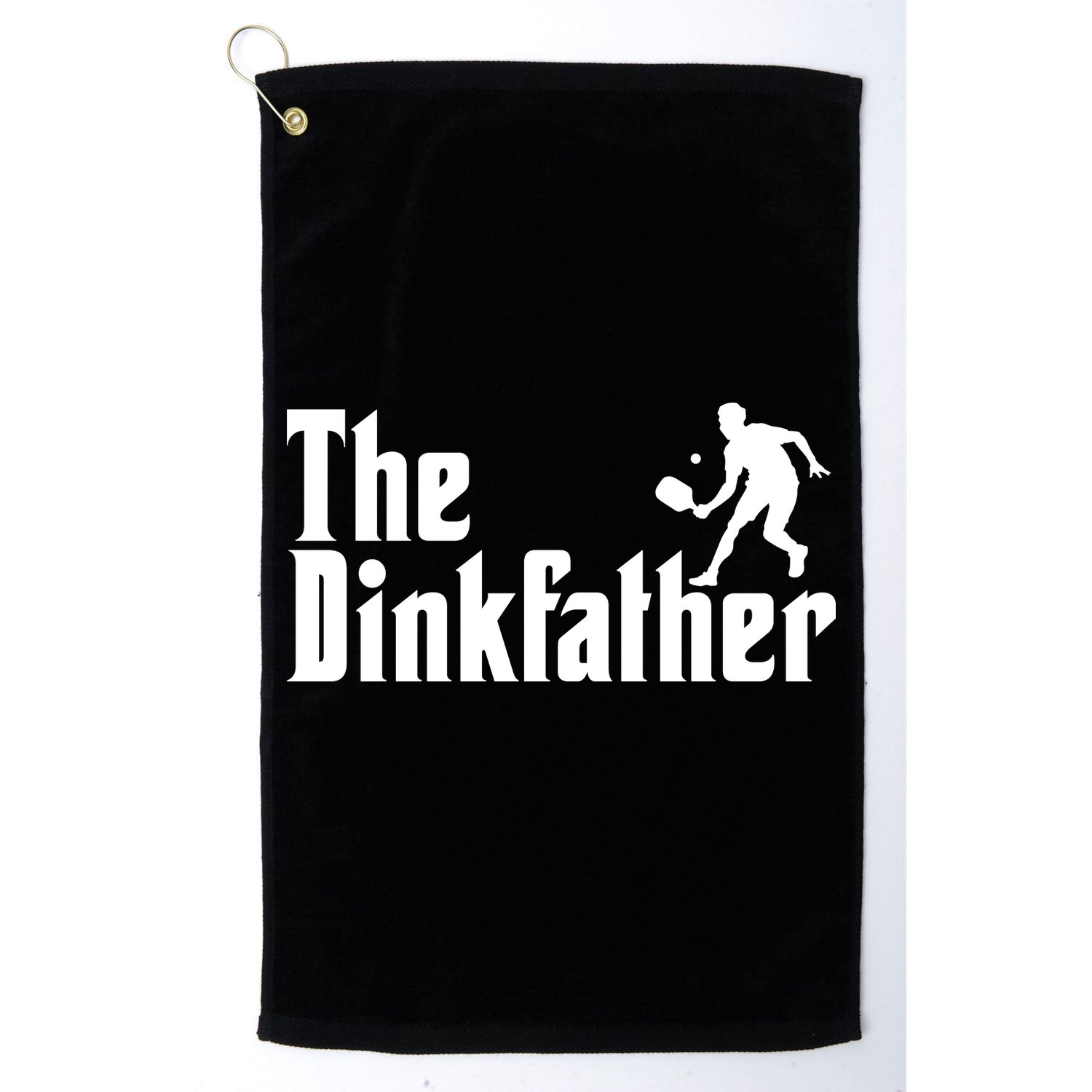 The Dinkfather Funny Pickleball Golf Towel