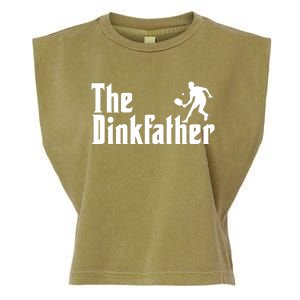 The Dinkfather Funny Pickleball Garment-Dyed Women's Muscle Tee