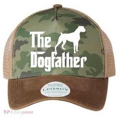The Dog Father T Boxer Dog Lover Gift For Men Dad Legacy Tie Dye Trucker Hat