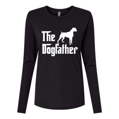 The Dog Father T Boxer Dog Lover Gift For Men Dad Womens Cotton Relaxed Long Sleeve T-Shirt