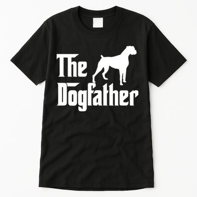 The Dog Father T Boxer Dog Lover Gift For Men Dad Tall T-Shirt