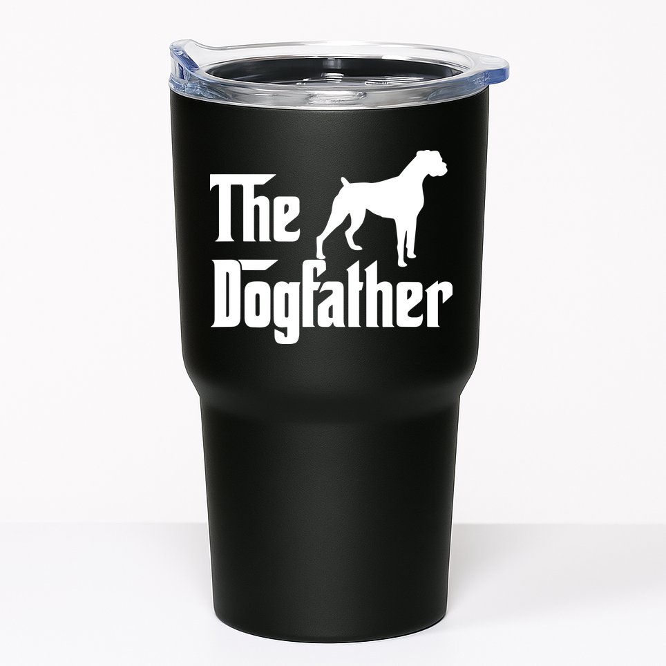 The Dog Father T Boxer Dog Lover Gift For Men Dad Tumbler