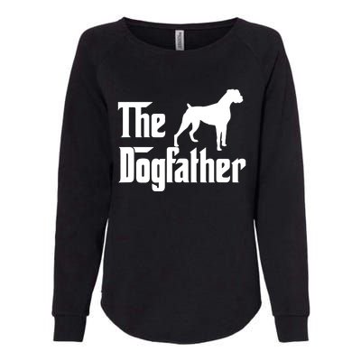 The Dog Father T Boxer Dog Lover Gift For Men Dad Womens California Wash Sweatshirt