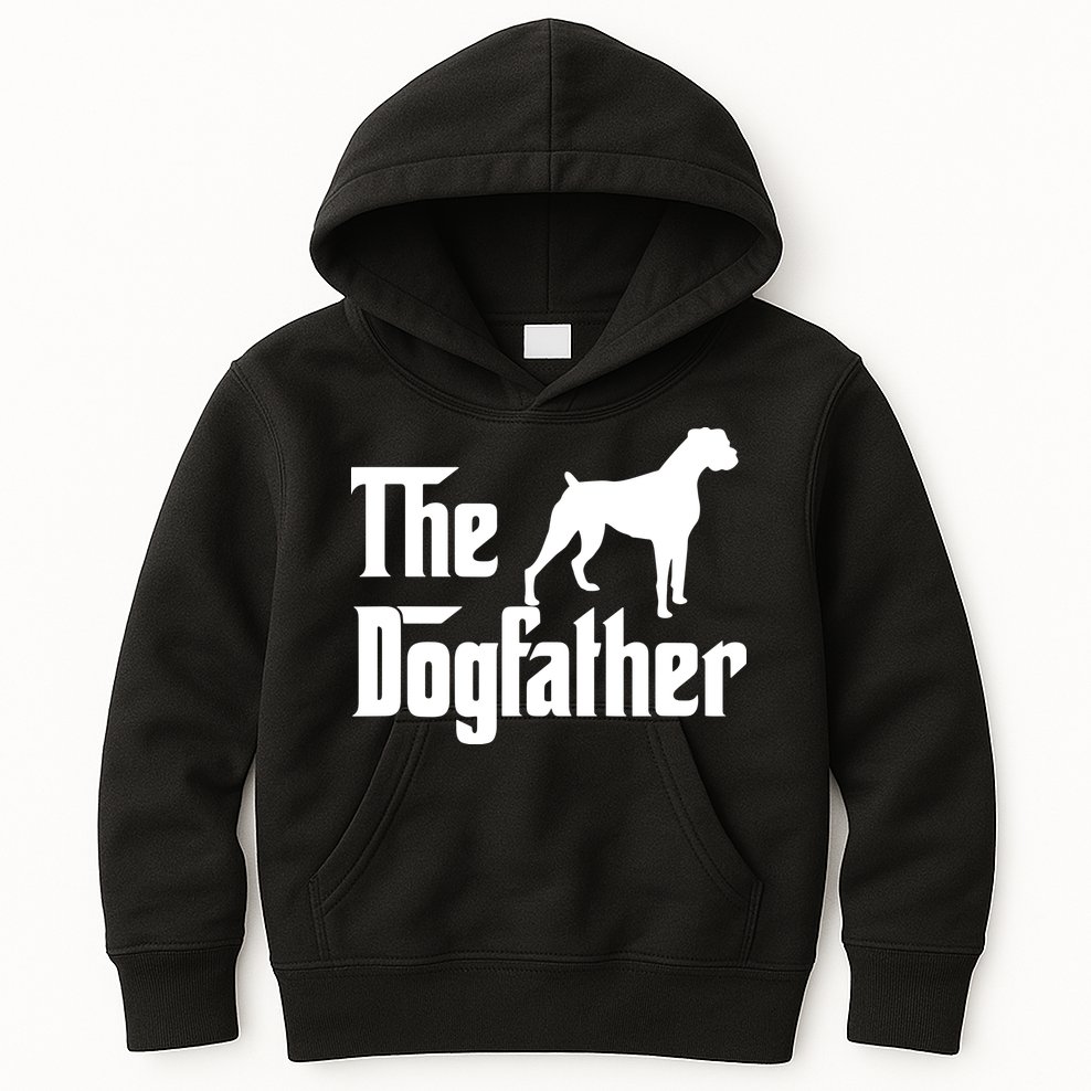 The Dog Father T Boxer Dog Lover Gift For Men Dad Kids Hoodie