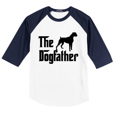 The Dog Father T Boxer Dog Lover Gift For Men Dad Baseball Sleeve Shirt