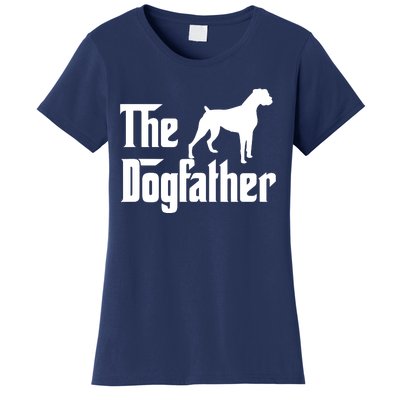 The Dog Father T Boxer Dog Lover Gift For Men Dad Women's T-Shirt