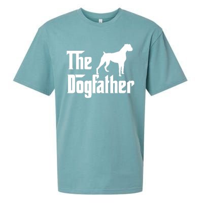 The Dog Father T Boxer Dog Lover Gift For Men Dad Sueded Cloud Jersey T-Shirt