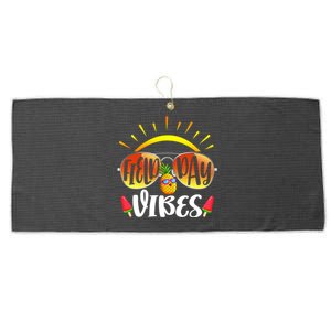 Tie Dye Field Day Vibes Last Day Of School Field Day Teacher Gift Large Microfiber Waffle Golf Towel