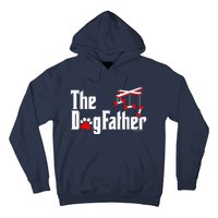 The Dogfather Funny Cute Dog Fathers Day Dad Doggo Hoodie