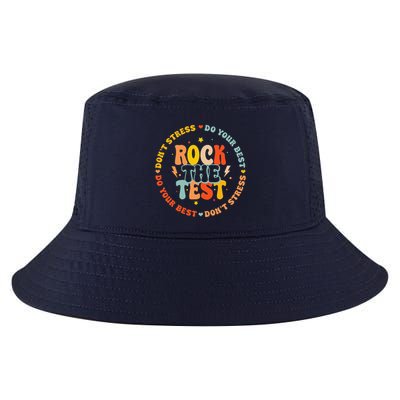 Testing Day For Teachers Student Rock The Test Cool Comfort Performance Bucket Hat