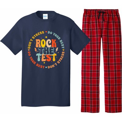 Testing Day For Teachers Student Rock The Test Pajama Set