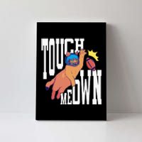 Touch Down Football Cat Canvas