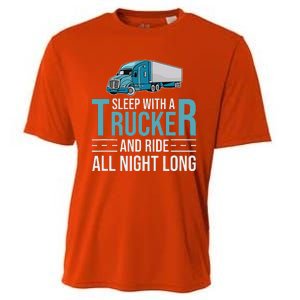 Truck Driver Funny Big Trucking Trucker Cooling Performance Crew T-Shirt