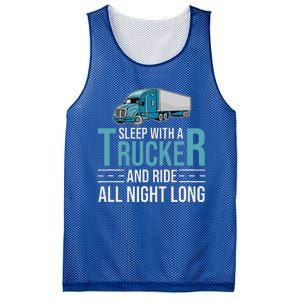 Truck Driver Funny Big Trucking Trucker Mesh Reversible Basketball Jersey Tank