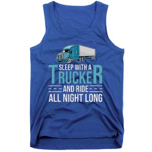 Truck Driver Funny Big Trucking Trucker Tank Top