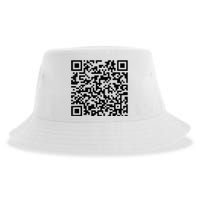 Trump Dancing Funny Code Barre 2025 Sustainable Bucket Hat