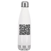 Trump Dancing Funny Code Barre 2025 Stainless Steel Insulated Water Bottle