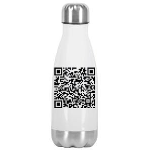 Trump Dancing Funny Code Barre 2025 Stainless Steel Insulated Water Bottle