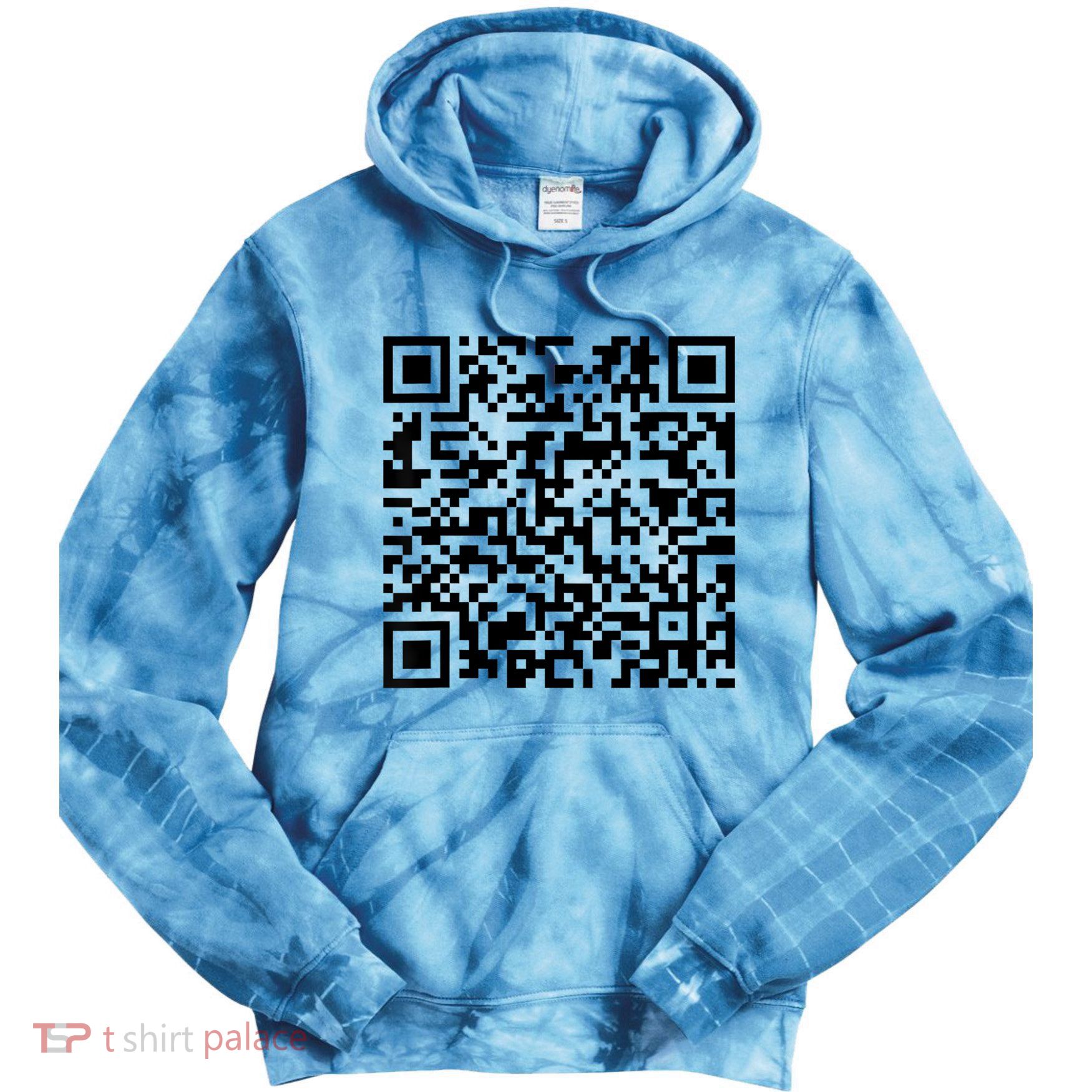 Trump Dancing Funny Code Barre 2025 Tie Dye Hoodie