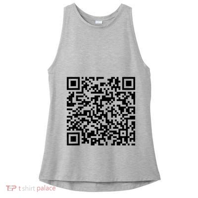 Trump Dancing Funny Code Barre 2025 Ladies PosiCharge Tri-Blend Wicking Tank