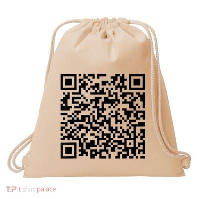 Trump Dancing Funny Code Barre 2025 Drawstring Bag