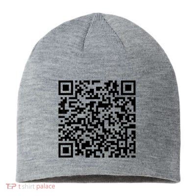 Trump Dancing Funny Code Barre 2025 Sustainable Beanie